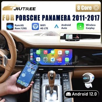 12.3 İnç Android 12 Araba Radyo Yükseltme Porsche Panamera 2011-2017 İçin Multimedya Oynatıcı GPS Stereo Yedek Kablosuz Carplay