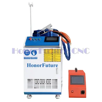 Yüksek Temizlik Çin Hareketli Fiber Lazer Temizleme Makinesi Pas Boya Temizleme Fiyatı Lazer Temizleme Makinesi