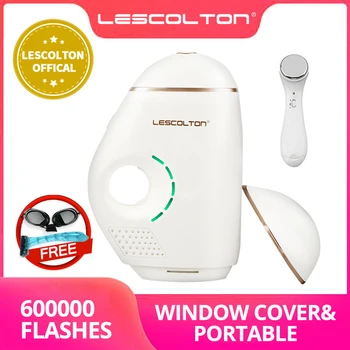 Lescolton IPL Epilatör Lazer Epilasyon Kadın Erkek 600000 Flaş Epilatör Bikini Düzeltici Kalıcı Epilasyon Cihazı