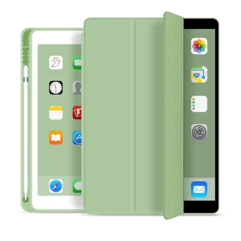 Apple iPad Hava 4 için Kılıf 10.9 Yumuşak Kapak Kalem Tutucu İle PU Deri iPad Hava 5 İçin 10.9 2022 A2588 A2589 A2591 Tablet Funda