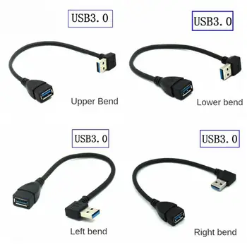 Adaptör Veri Kablosu Siyah Bağlantı Gevşek Değil 4 Yerleştirme Portu Stilleri Bükülebilir 25cm Uzun Elektronik Aksesuarlar Veri kablo usb Kablosu