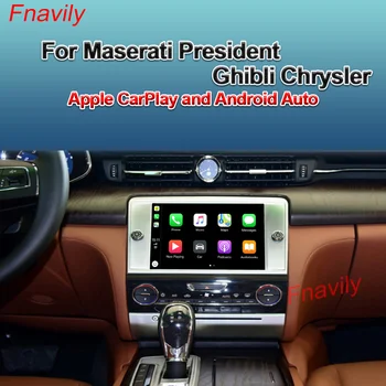 Fnavıly OEM Güçlendirme Kablosuz CarPlay Maserati Başkan Ghibli Chrysler Apple CarPlay Ve Android Otomatik Güçlendirme Kiti 2011+