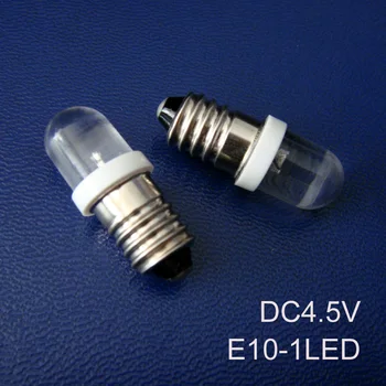 DC 4.5 V E10 led Sinyal ışık,E10 Led Gösterge ışığı E10 Led Enstrüman ampul lamba ücretsiz kargo 500 adet / grup
