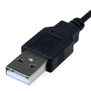 SP/GBA/Nintendo/DS için 1 adet siyah USB şarj Premium hat şarj aleti kablosu