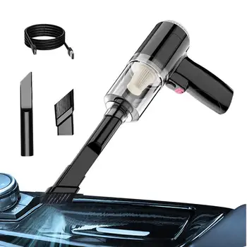 9000Pa Araba Elektrikli Süpürge Evrensel Taşınabilir USB Şarj Temizleme Cihazı araba elektrikli süpürgesi Toz Halı Saç Ev