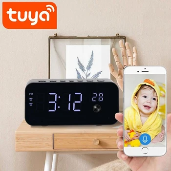 1080P Tuya HD kablosuz ıp kablosuz kamera Akıllı Gözetim Kamera İki Yönlü Ses Video Ev Güvenlik Kapalı bebek izleme monitörü