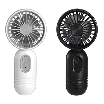 Taşınabilir Fanlar El Fanlar Mini Fanlar USB Şarj Edilebilir Kişisel Fan Seyahat / Kamp / Açık / Ev / Ofis 2 ADET