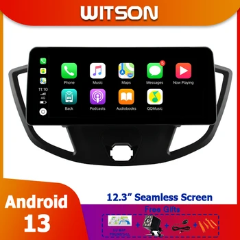 WITSON Araba Multimedya Autoradio FORD TRANSİT 2015 - 2018 İÇİN 12.3 İnç Radyo CarPaly Android otomatik DSP GPS Navigasyon Oynatıcı