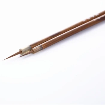 Çin resim sanatı Hattı Çizim Fırçası Kalem Çakal Saç Kaligrafi Fırçası Çin Baimiao Suluboya Resim İnce Çizgi Fırçaları