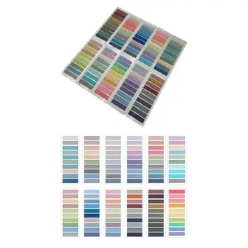 100/120 paket Renk Sekmeler Yapışkan Sekmeler Parlak Renkler Sayfa Endeksi Sticker Yapışkan Notlar İşaretleyiciler Pürüzsüz Yazma Dropship