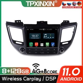 Android 11 Hyundai Tucson İçin IX35 2014-2018 Araba otomobil radyosu Multimedya Video teyp DVD Oynatıcı Navigasyon Başkanı Ünitesi GPS