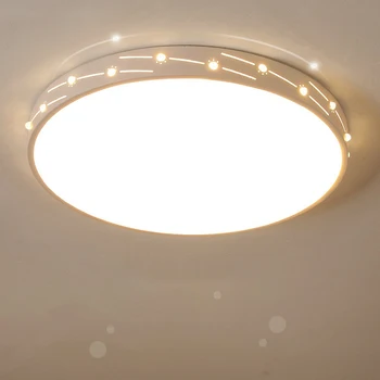 LED tavan ışık Modern oturma odası lambaları yatak odası Ultra ince tavan lambası iç mekan aydınlatması lüks avize Lampara Techo