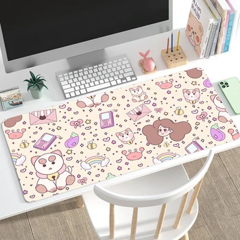 Oyun Dolabı Arı Ve Puppycat Oyunları Mouse Pad Oyun Masası Pc Xxl Halı Mousepad Anime Mat Büyük Paspaslar Klavye Dolapları Fare
