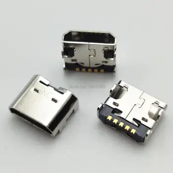 100 adet mikro usb Mini konnektör jak soketi yuva konnektörü şarj portu LG Sezgi V400 V500 V507 V510 VS950 V700 V410