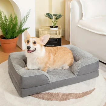 Köpek yatağı Yumuşak Yıkanabilir ve Rahat dönüştürülebilir çekyat Küçük Büyük Sıcak Çıkarılabilir Kedi Kulübesi Ve Mobilya evcil hayvan aksesuarları