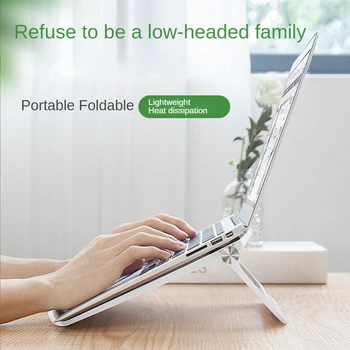 Taşınabilir dizüstü Standı MacBook Air Pro için Katlanabilir Dizüstü Standı Dizüstü Bilgisayar Tutucu Soğutma Braketi Yükseltici