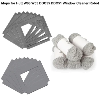 Mops elektrikli pencere temizleyici Robot Mops Yedek Parça Kitleri Aksesuarları HUTT W66 W55 DDC5 DDC55