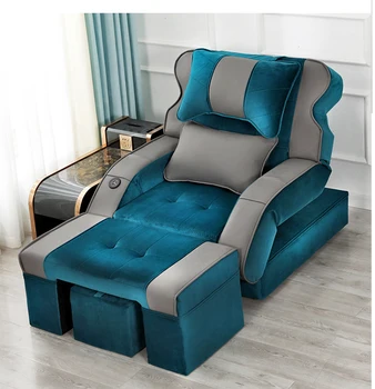 Pedikür kanepe Elektrikli ayak banyo kanepesi sandalye Ayak yıkama sauna kulak SPA masaj yatağı pedikür ayak emmek ayak masaj koltuğu