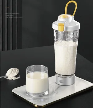 650 ml Elektrikli Karıştırma Fincan Taşınabilir Protein Tozu Otomatik çalkalama kabı Spor Spor Akülü Kahve Süt Shaker Su Bardağı 5 W