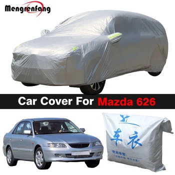 Araba kılıfı Otomatik Açık Anti-UV Güneş Gölge Yağmur Kar koruma kapağı Toz Geçirmez Mazda 626 SW Sedan Hatchback