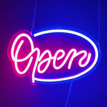 Mağaza açık İşareti led ışık USB Açık Neon Burcu Kokteyller İçin Bar Reklam Logosu İş Dükkanı Dekor Restoran Dekorasyon
