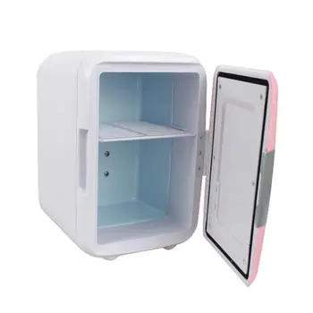 Mini İçecek Buzdolabı Soğutucu İsıtıcı Dondurucu 12V Cilt Bakımı Buzdolabı Taşınabilir Küçük Buzdolabı Soğutucu Ve İsıtıcı Kozmetik Gıdalar
