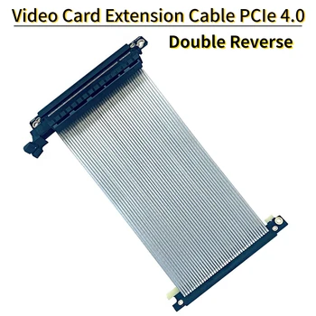 5U Tam Hız 4.0 PCI Express 4. 0x16 Yükseltici Kablo Gümüş 3090 GPU Uzatma Kablosu ITX A4 Yapı Şasi Mini Kompakt Kasa