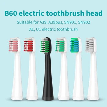 LANSUNG diş fırçası başı için A39 A39Plus A1 SN901 SN902 U1 Diş Fırçası Elektrikli Yedek Diş Fırçası Başı