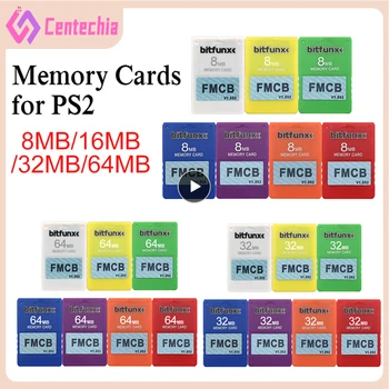 FMCB V1. 953 Kart Scph-10000 Genişleme Hafıza Kartı PS2 Playstation 2 Ücretsiz McBoot Kartı 8MB 16MB 32MB 64MB Önyükleme program kartı
