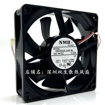 Yeni orijinal nmb 08025SA-24R-BL 8025 8cm 24V 0.22 A sunucu kasası bilgisayar fanı