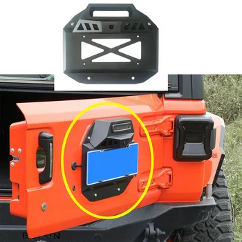 Lantsun JL1273 bagaj kapağı plaka kayıt tutucu Jeep wrangler için JL plaka tutucu kamera deliği ile