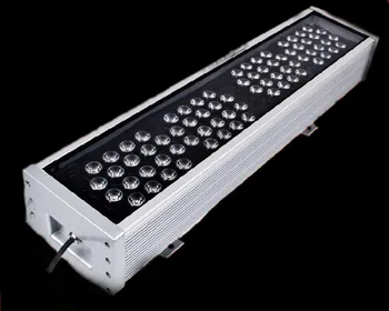 72W Reflektör Spot Exterieur Peyzaj projektör Ip65 AC 85V-265V dış mekan ışıkları Lineer led duvar Yıkama Lambası Projektör