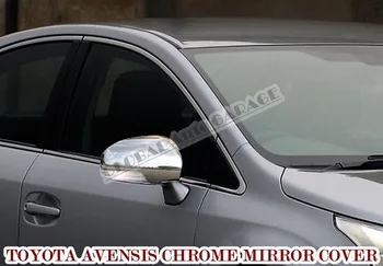 Toyota Avensis için 2009 2010 2011 2012 2013 2014 2015 2016 2017 2018 2019 2020 Krom Ayna Kapağı Kapağı 2 Adet Kanat Araba Oto