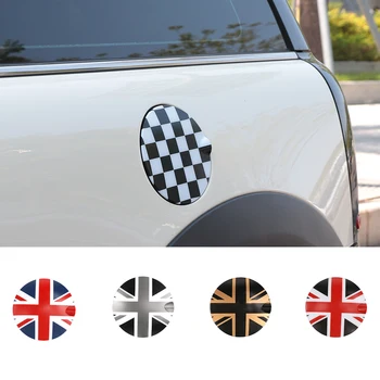 Union Jack JCW Araba Yakıt Kapağı Sticker Kapak Mini Cooper Clubman İçin R55 R56 1.5 T Petrol Gaz Dizel Tankı Koruyucu Çerçeve Aksesuarları