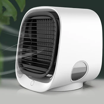 Yeni Hava Soğutucu Fan Mini Masaüstü taşınabilir Klima ile Gece Lambası USB Su Soğutma Fanı Nemlendirici Arıtma Yaz için