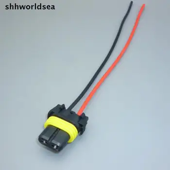Shhworldsea 9006 HB4 Adaptör Kablo Demeti Tel Farlar Sis Farları 9006 Ampul soketi araba farı tutucu Oto konektörü