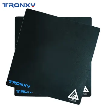PVC Etiket / Kafes Cam Heatbed Hotbed Tronxy 3D Yazıcı Parçaları Siyah Maskeleme Tape255 * 255mm 330 * 330mm 3D Baskı