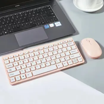 2.4 G kablosuz klavye ve fare oyun klavyesi ve fare mini bilgisayar dizüstü dizüstü Pc için klavye oyun aksesuarları