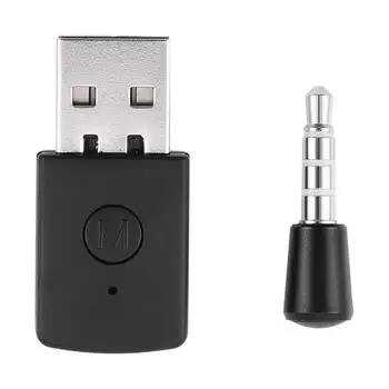 3.5 mm Bluetooth 4.0 EDR USB Bluetooth Dongle Kablosuz USB Adaptörü Alıcısı PS4 Denetleyici Gamepad Bluetooth Kulaklıklar