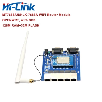 HLK-7688A Kablosuz Openwrt WIFI yönlendirici Modülü Startkit Test Kartı ile 150Mbps
