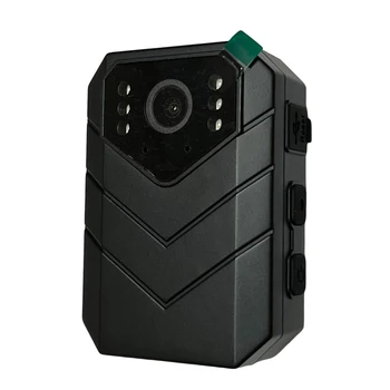 Gece Görüş Vücut Kameraları Kolluk Kuvvetleri İçin 1080P Geniş Açı Vücut Monte vücut kamerası Video Kaydedici 170 Açı Geniş Koruma