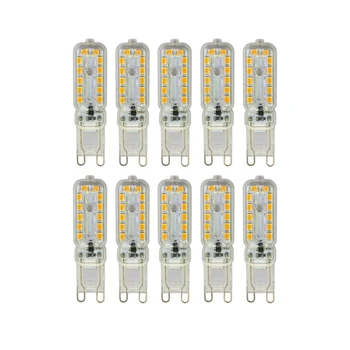 G9 LED ampul AC220V 24 leds kristal avize diyotlar masa lambası SMD2835 spot enerji tasarrufu halojen ışıkları yerine 10 adet / grup