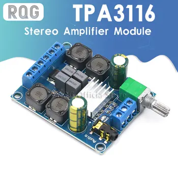 TPA3116D2 2.0 Dijital güç amplifikatörü Kurulu 50w X2 Stereo ses amplifikatörü