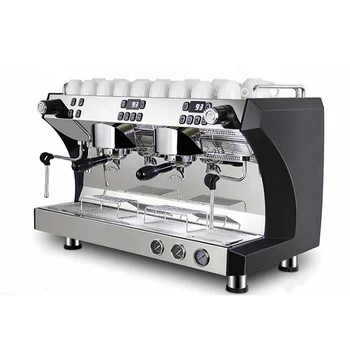 Çin Otomatik 2 Grup Espresso Büyük Cappuccino Ucuz Fiyat Barista Meslek Kahve Makinesi Kahve Makinesi Dükkanlar için