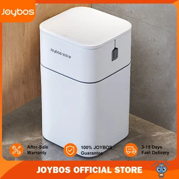 Joybos otomatik ambalaj çöp tenekesi ev tuvalet banyo kapaklı büyük kağıt kova Mutfak Geri Dönüşüm çöp kutuları JS30