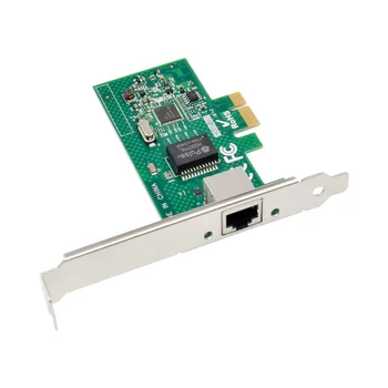 1 RJ45 Port PCIe X1 Tek Bağlantı Noktalı Hızlı Gigabit Ethernet lan ağı Kartı Adaptörü Denetleyici Çip Intel İ210AT Dizüstü Bilgisayar 1000M