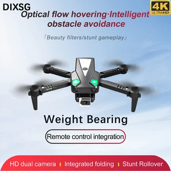 DIXSG 2023 Yeni S125 Katlanabilir Drones 4K Profesyonel Geniş Açı HD Kamera Engellerden Kaçınma WİFİ FPV ESC rc dört pervaneli helikopter erkek çocuk oyuncakları