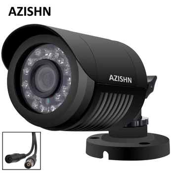 AZISHN açık AHD kamera 720 P / 1080 P / 5MP CCTV yüksek çözünürlüklü güvenlik kamera su geçirmez kızılötesi gece görüş AHD-M kamera