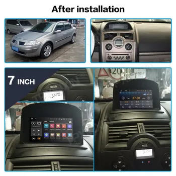 Android 10.0 PX6 CarPlay Araba Radyo Renault Megane 2 2002-2008 İçin Multimedya Video Kaydedici Oynatıcı Navigasyon GPS Otomatik 2din dvd