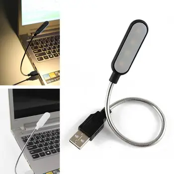 Yeni USB Mini masa lambası Taşınabilir Katlanabilir 36W Okuma Masası Göz Koruması Kitap Lambaları laptop taşınabilir güç kaynağı 4LEDS Seyahat Gece ışıkları
